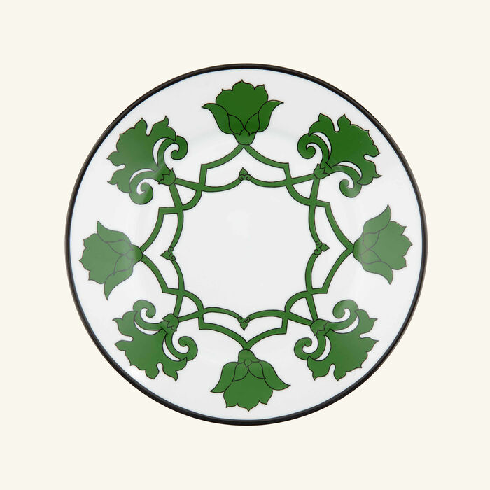 pinto paris jaipur dessert plate round green 21cm