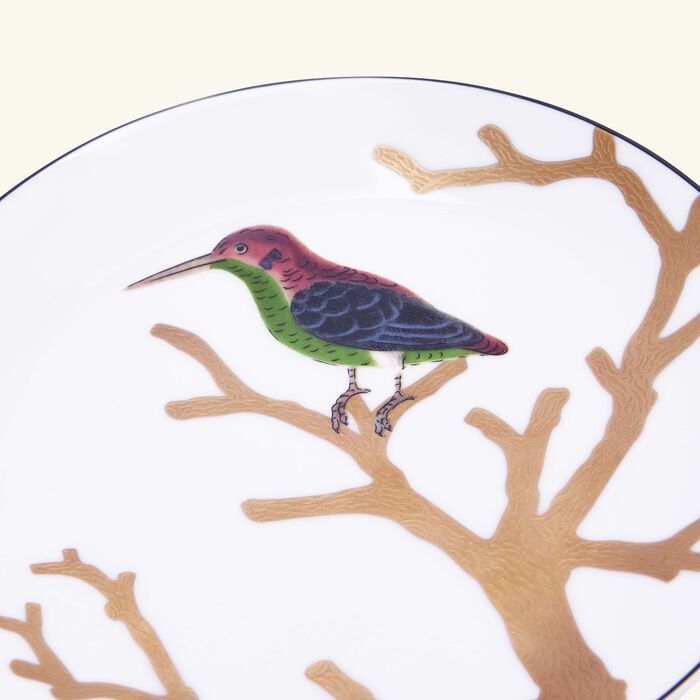 برناردو طبق الخبز والزبدة أو زوازو دائري باللون الذهبي 14 سم