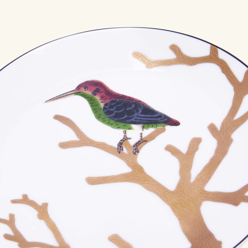 برناردو طبق الخبز والزبدة أو زوازو دائري باللون الذهبي 14 سم