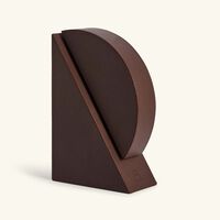 Cubist Right Bookend Brown assouline cubist right bookend brown