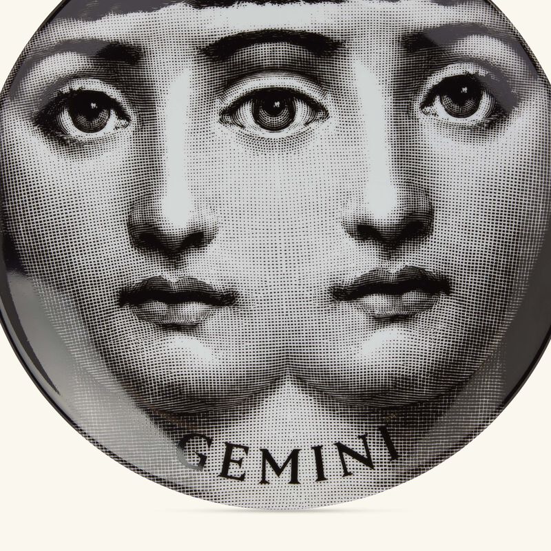 Tema e Variazioni no.350 Gemini Wall Plate fornasetti tema e variazioni no 350 gemini wall plate