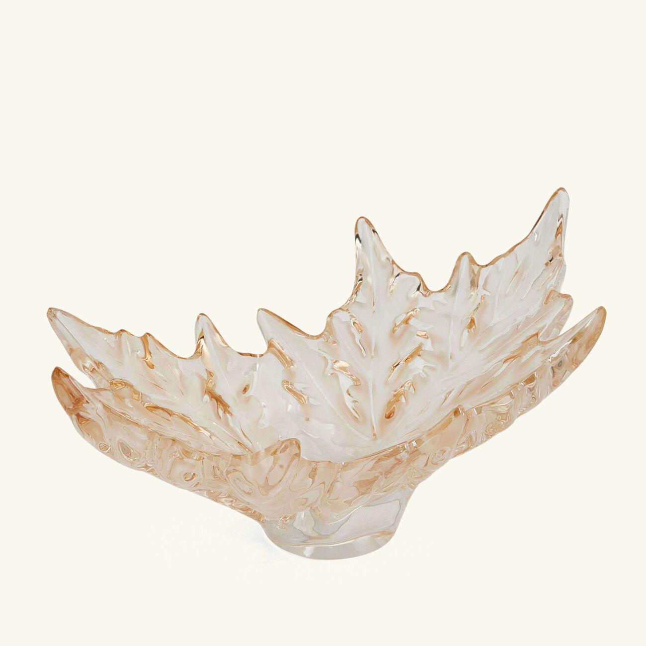 lalique champs  lys es centerpiece small gold