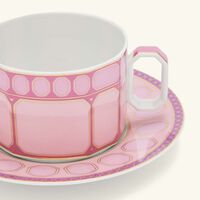 Signum Rose Tea Cup & Saucer Pink rosenthal signum rose tea cup saucer pink