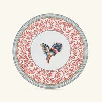 bernardaud collection braqueni  tea cup   saucer red set of 2