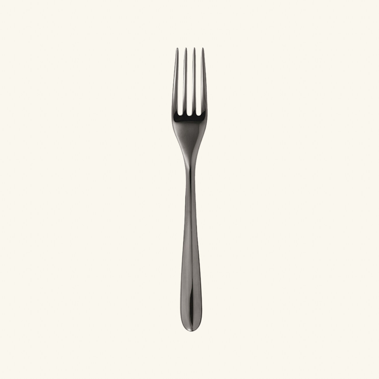 christofle black stainless steel dessert fork