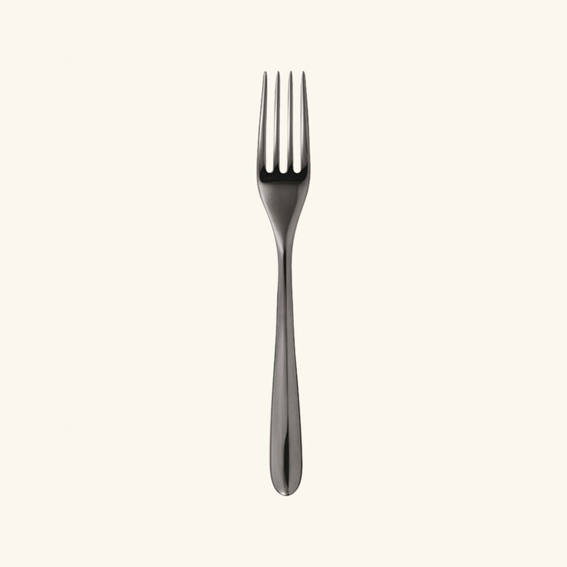 christofle black stainless steel dessert fork