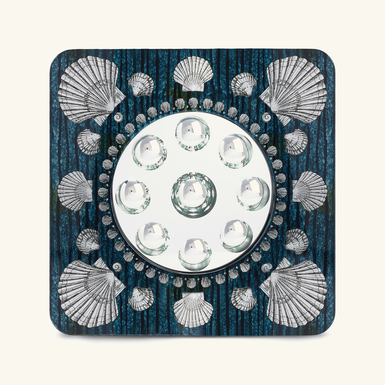 fornasetti giro di conchiglie bubbles mirror
