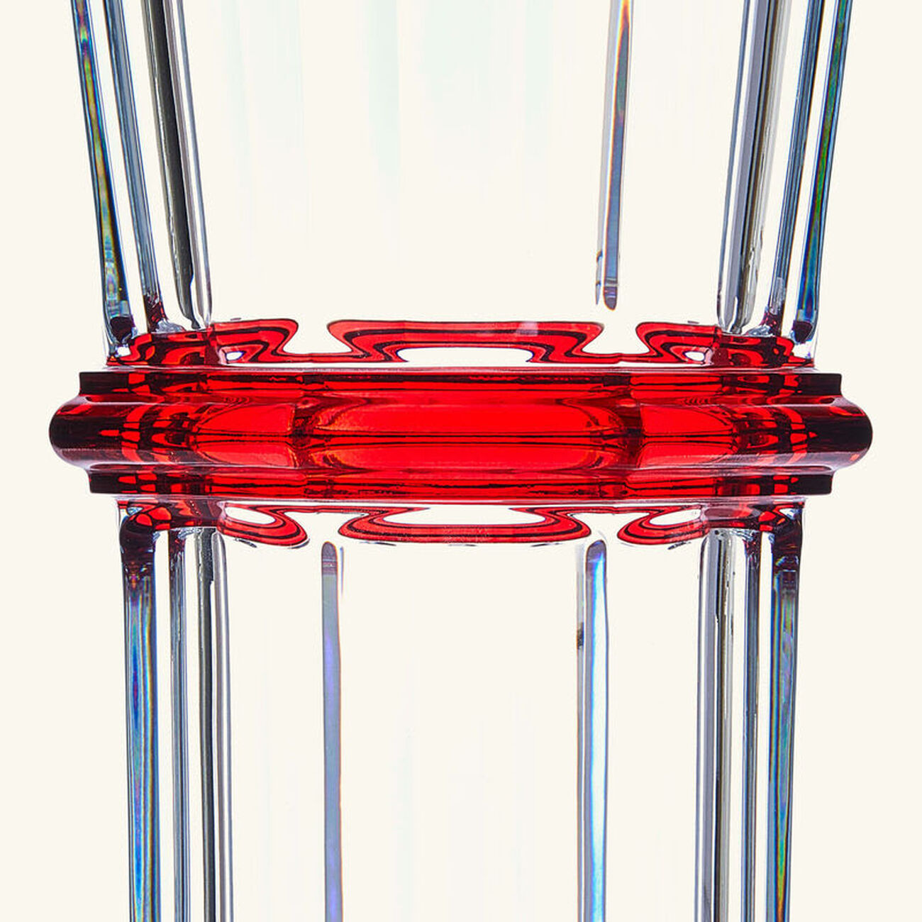 baccarat harcourt 1841 vase medium red