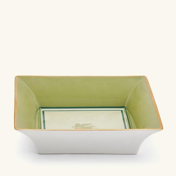 etro pegaso trinket tray square small green