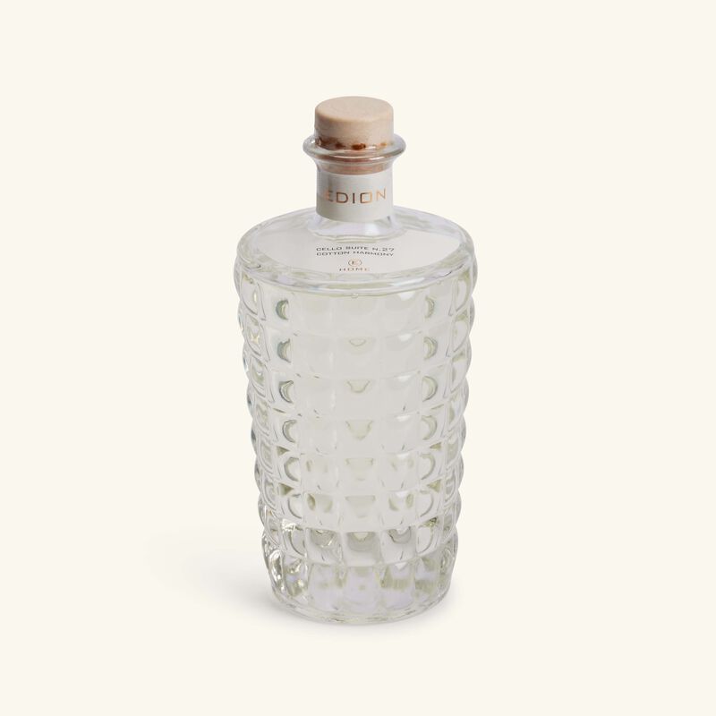 Cello Suite No 27 Cotton Harmony Bianca Candle & Diffuser Set edion cello suite no 27 cotton harmony bianca candle diffuser set