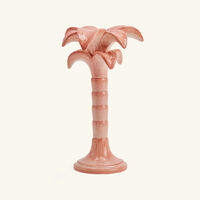 Palm Trees Candle Holder Medium Pink les ottomans palm trees candle holder medium pink