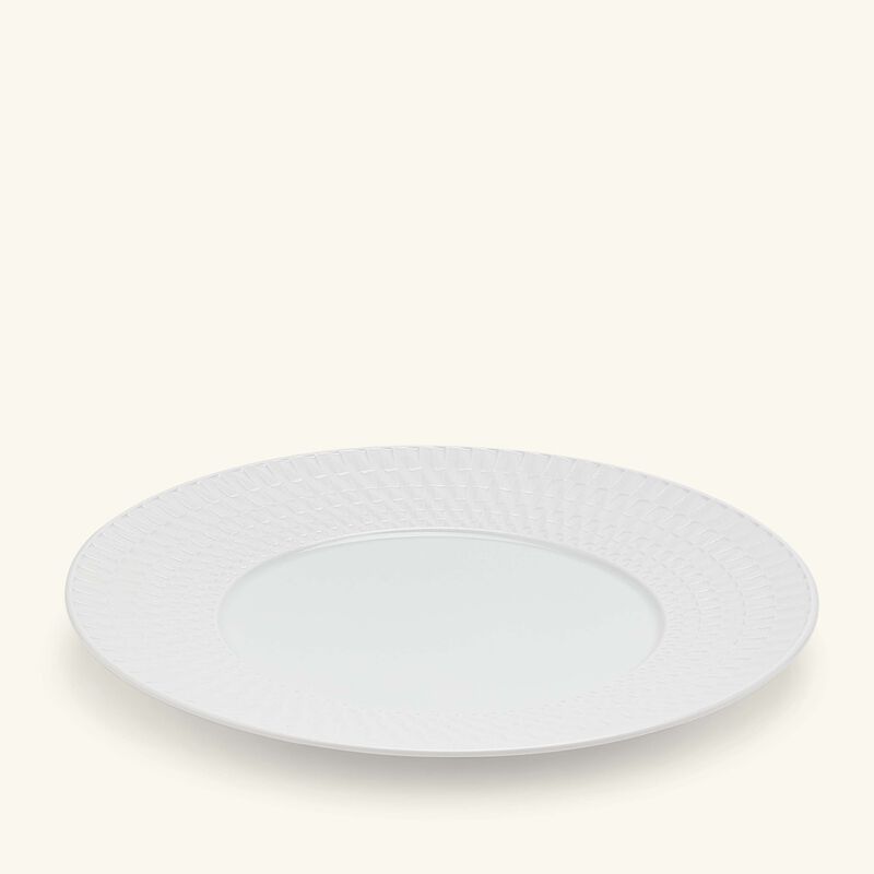 Twist Salad Plate Round White 21cm bernardaud twist salad plate round white 21cm