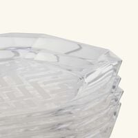 dimlaj dar bread plate clear 18cm set of 4