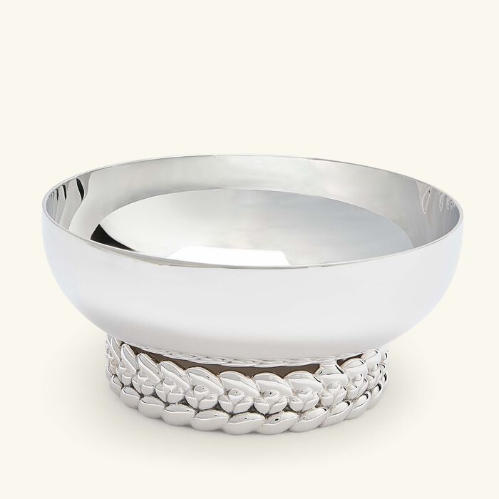 كريستوفل وعاء الضيافة بابيلون صغير مطلي بالفضة