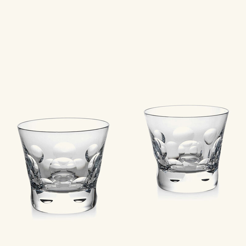 baccarat beluga tumbler glass clear set of 2