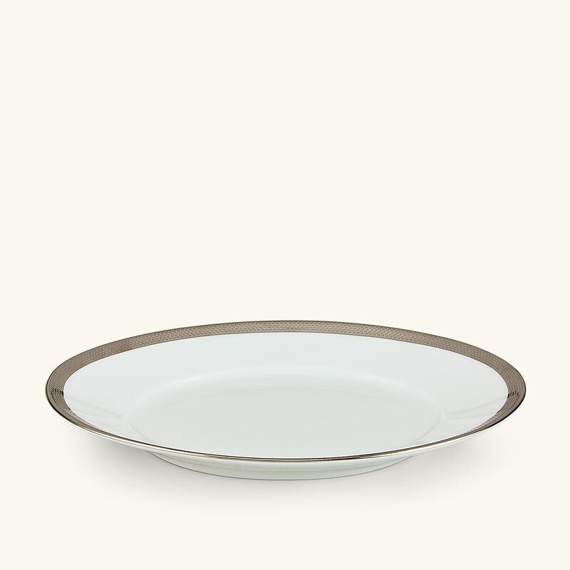 Maille Platine Appetizer Plate White bernardaud maille platine appetizer plate white
