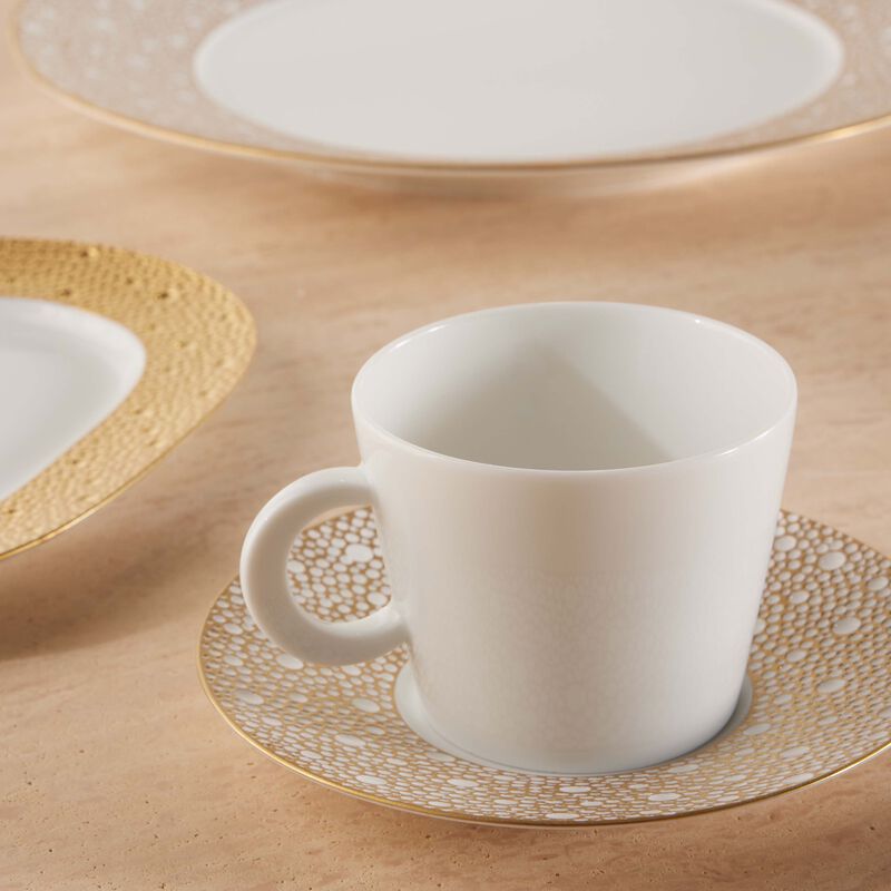 Mordore Tea Cup & Saucer White bernardaud mordore tea cup saucer white