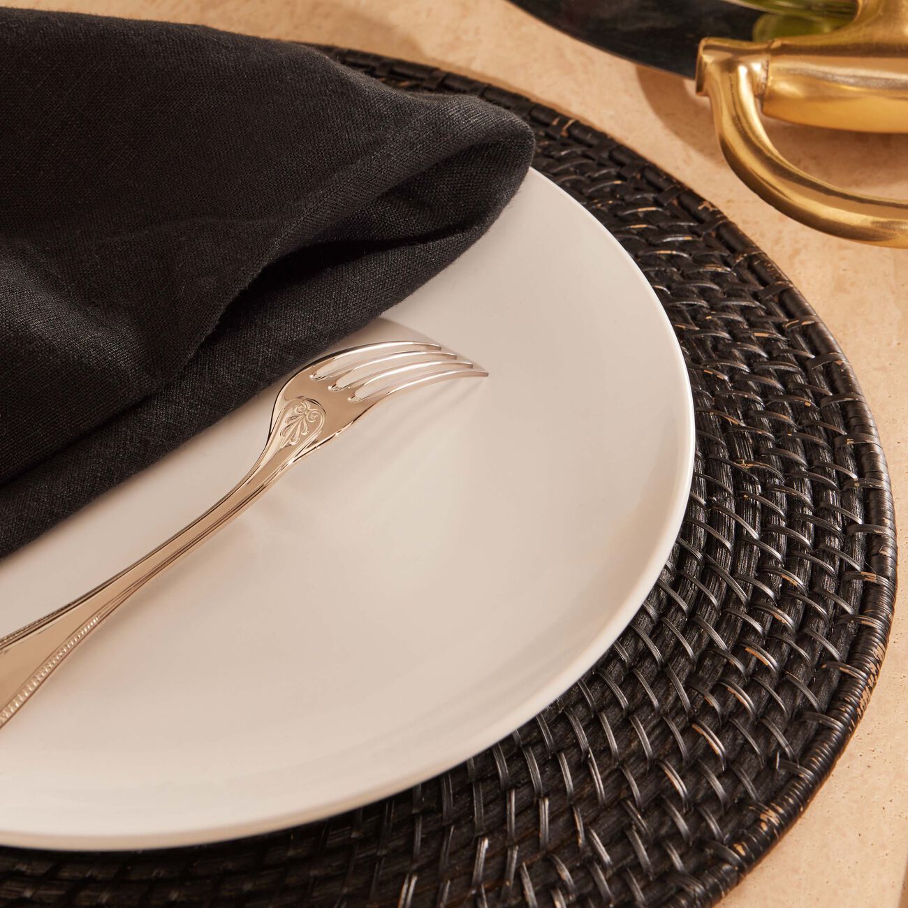 christofle malmaison dessert fork silver plated