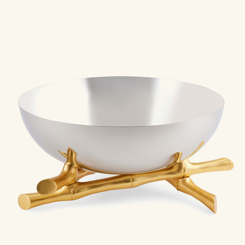 قطعة ديكور مركزية بامبو إيفوكا باللون الذهبي لوبجيه قطعة ديكور مركزية بامبو إيفوكا باللون الذهبي