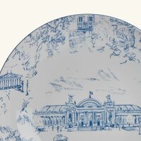 Tout Paris Serving Platter Round Blue 29cm bernardaud tout paris serving platter round blue 29cm