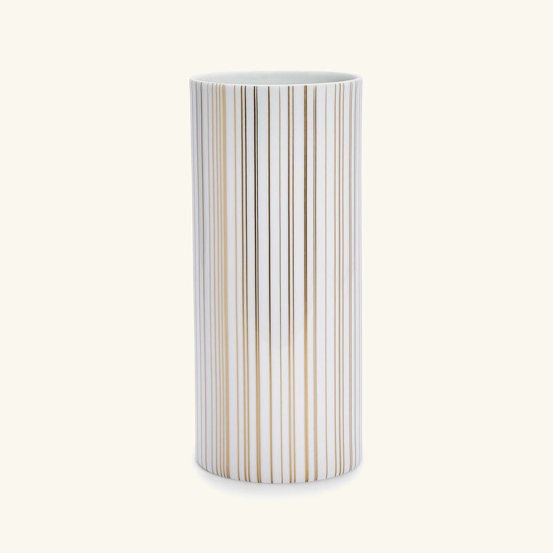 Sol Tube Vase Small Gold bernardaud sol tube vase small gold