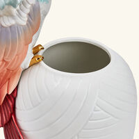 Macaw Bird Vase Large Red lladro macaw bird vase large red