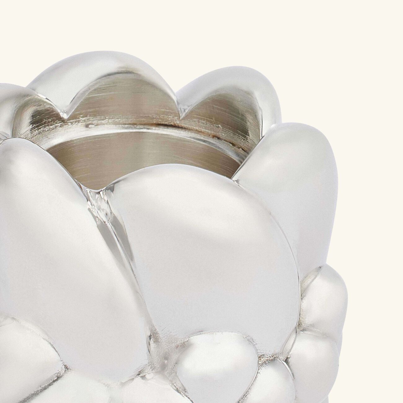 christofle babylone candle holder silver plated