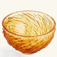 لاليك قطعة ديكور مركزية فورور صفراء