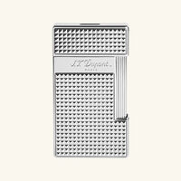 Slimmy Diamond Head Lighter Silver st dupont slimmy diamond head lighter silver