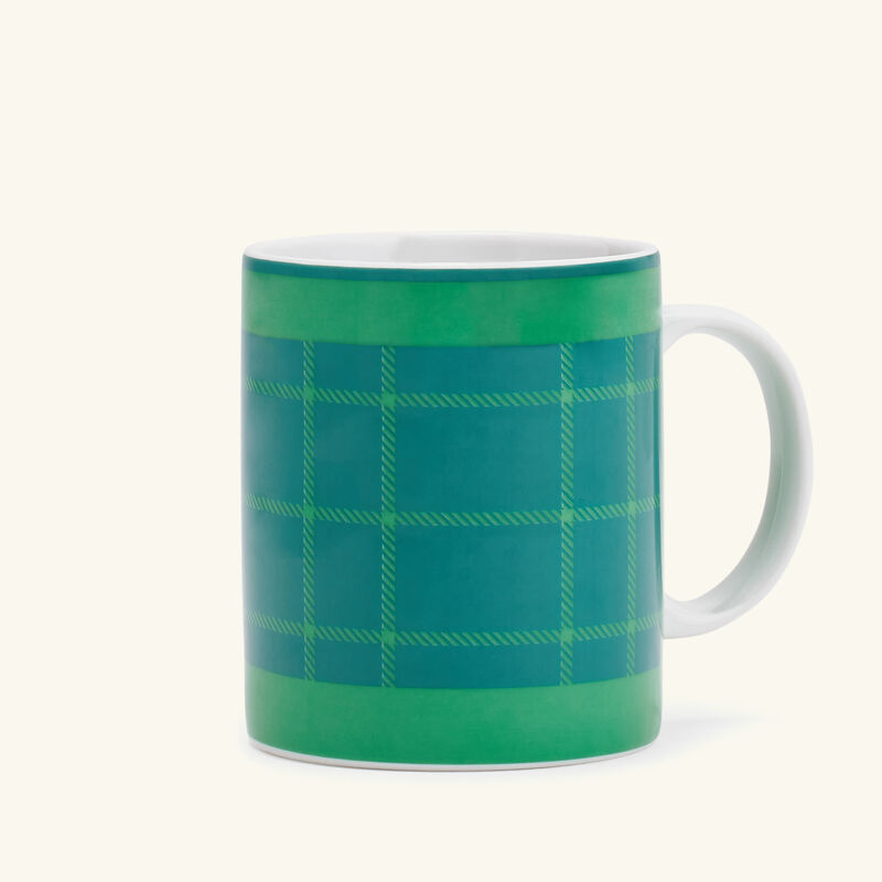 etro tartan mug green