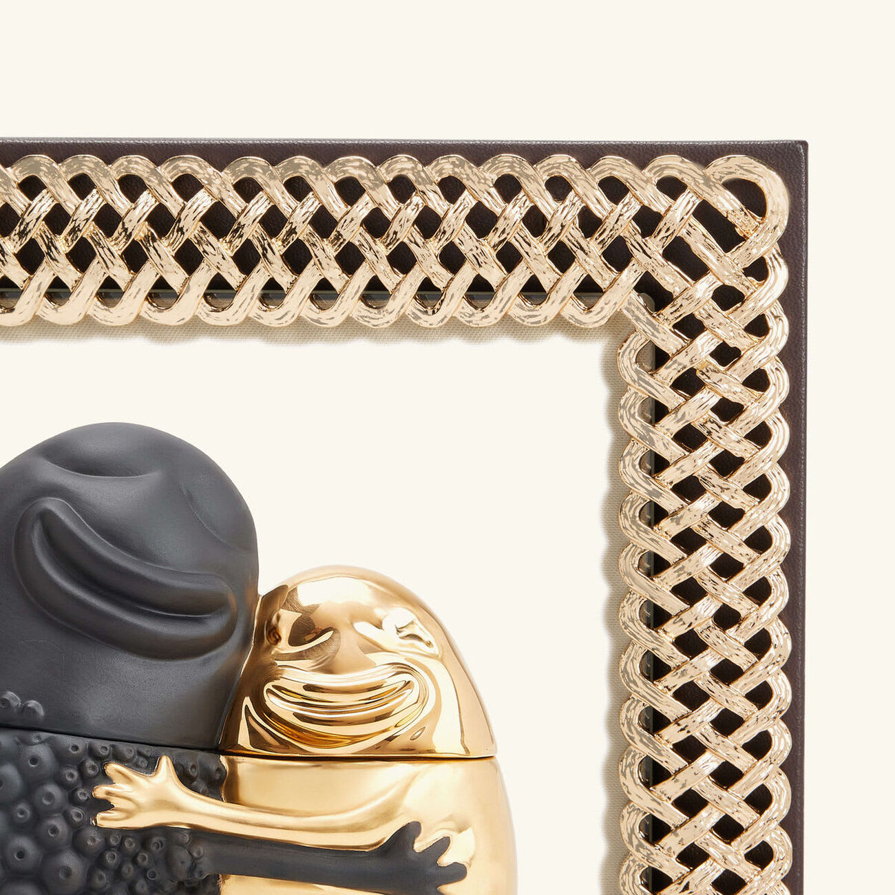 l objet braid picture frame gold 8x10cm