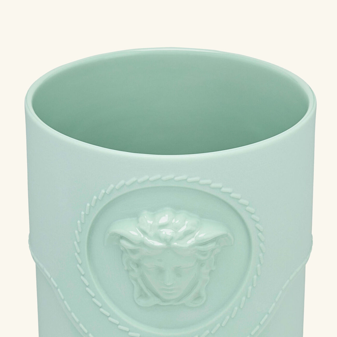 versace la medusa vase mini green