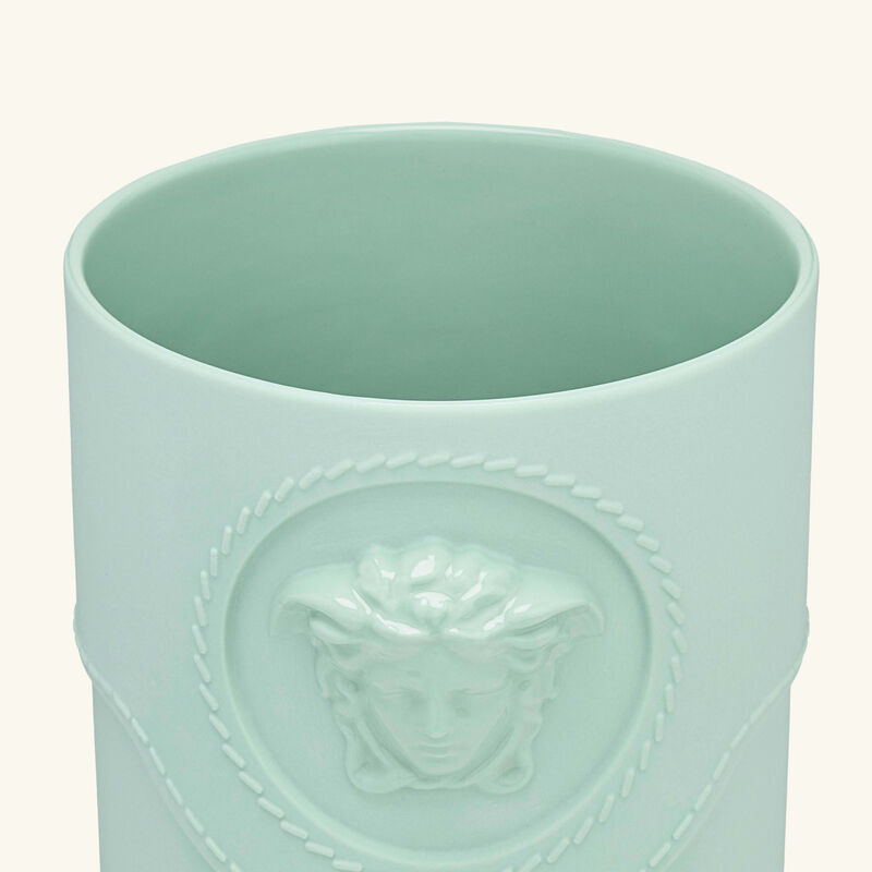 versace la medusa vase mini green