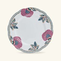 برناردو طقم مؤلف من أربعة أطباق للطعام دائرية من مجموعة براكينييه باللون الأحمر 26 سم