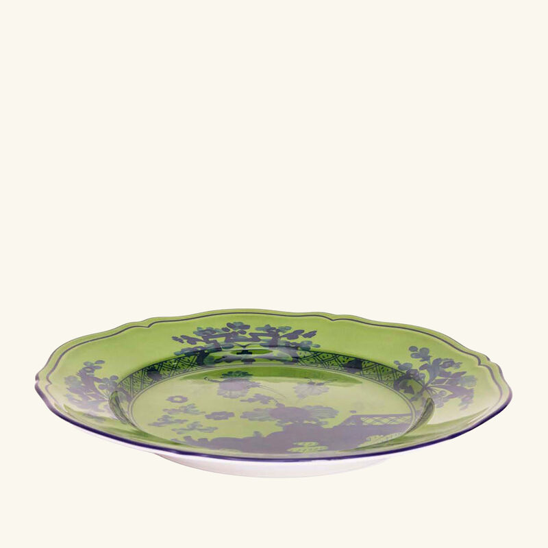 طبقا لطعام أوريينتي إيتاليانو مالاكيت دائري أخضر 26 سم جينوري 1735 طبقا لطعام أوريينتي إيتاليانو مالاكيت دائري أخضر 26 سم