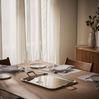 Malmaison Serving Tray Rectangular Large Silver Plated christofle malmaison serving tray rectangular large silver plated