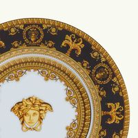 I Love Baroque Nero Bread & Butter Plate Round Black 27cm versace i love baroque nero bread butter plate round black 27cm