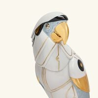 Macaw Bird Cyborg Sculpture Medium White lladro macaw bird cyborg sculpture medium white