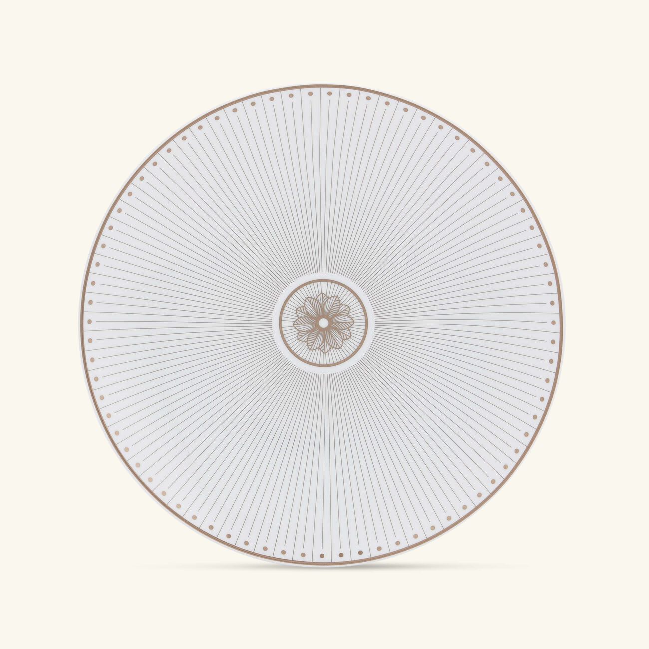 christofle malmaison imp riale dessert plate round white 38cm