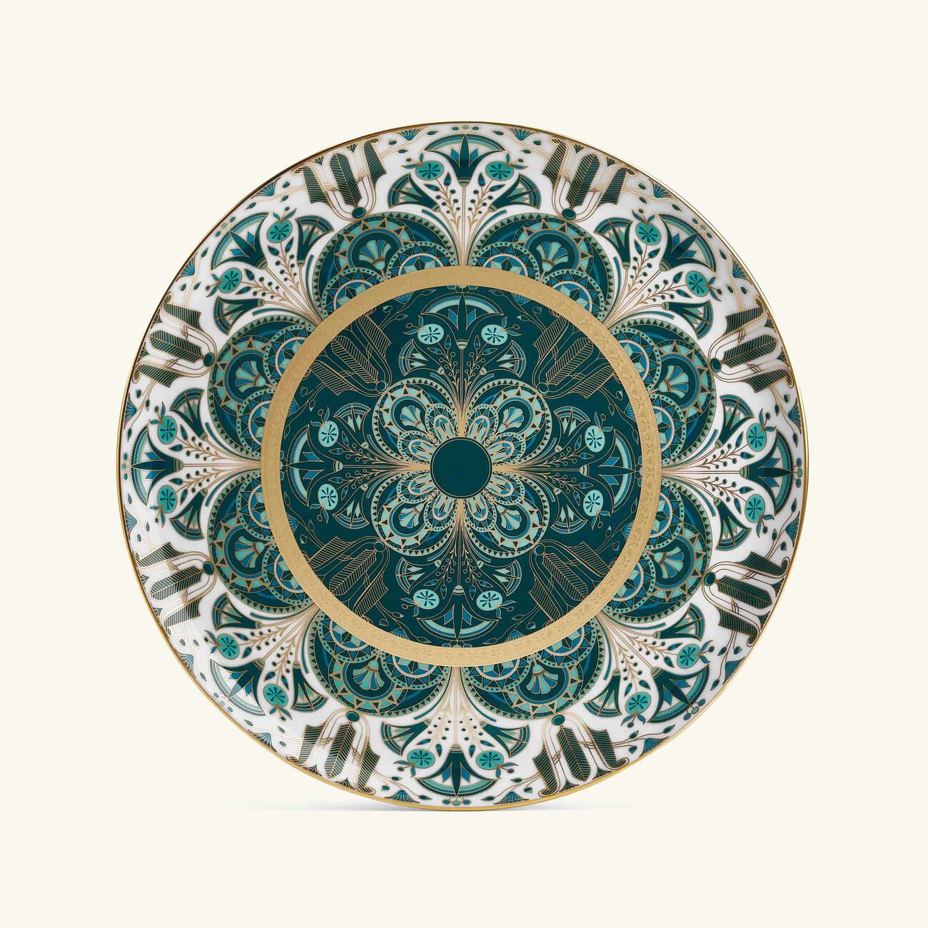 هافيلاند طبق تقديم التارتات ريف دو نيل دائري أخضر 31 سم