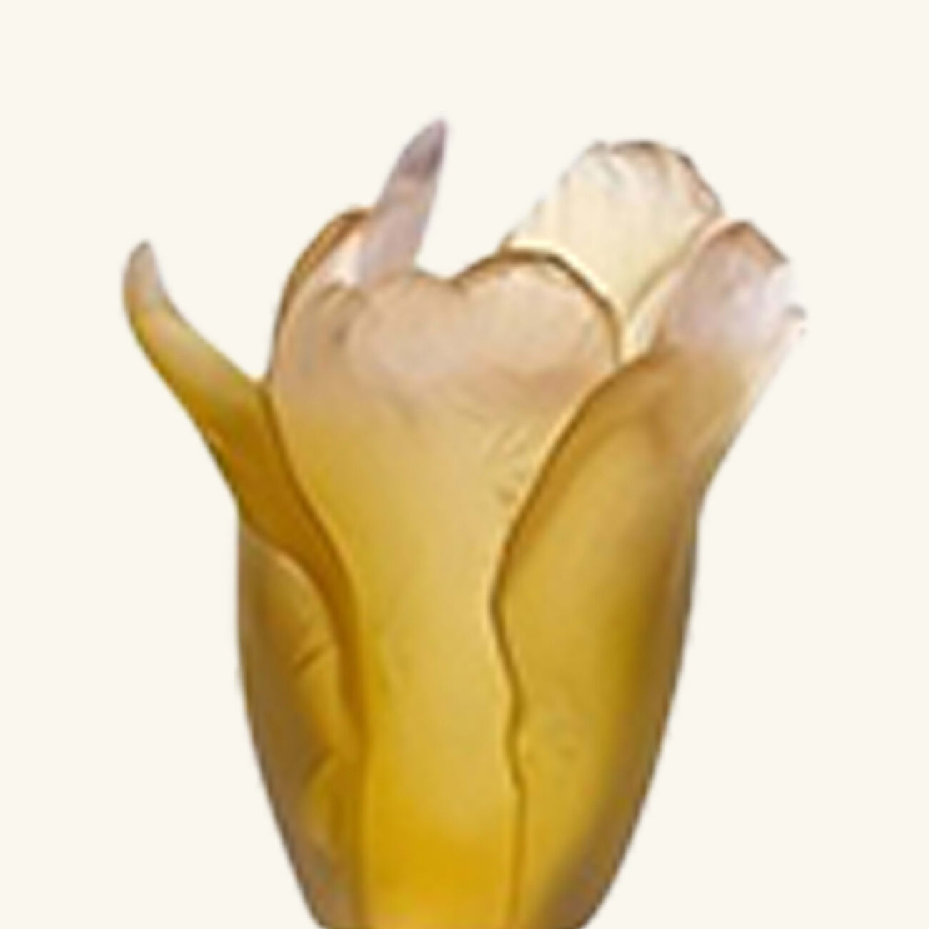 daum tulipe ambre mini vase