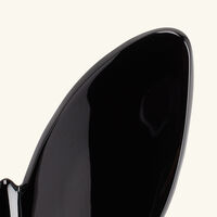 باكارا منحوتة بابيون لاكي على شكل فراشة سوداء صغيرة