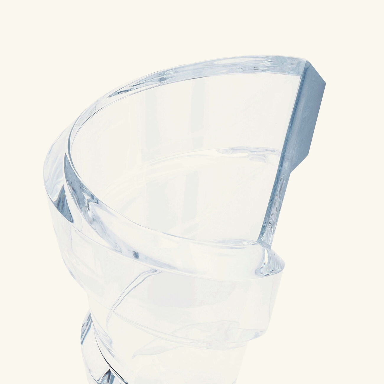 baccarat spirale vase medium clear