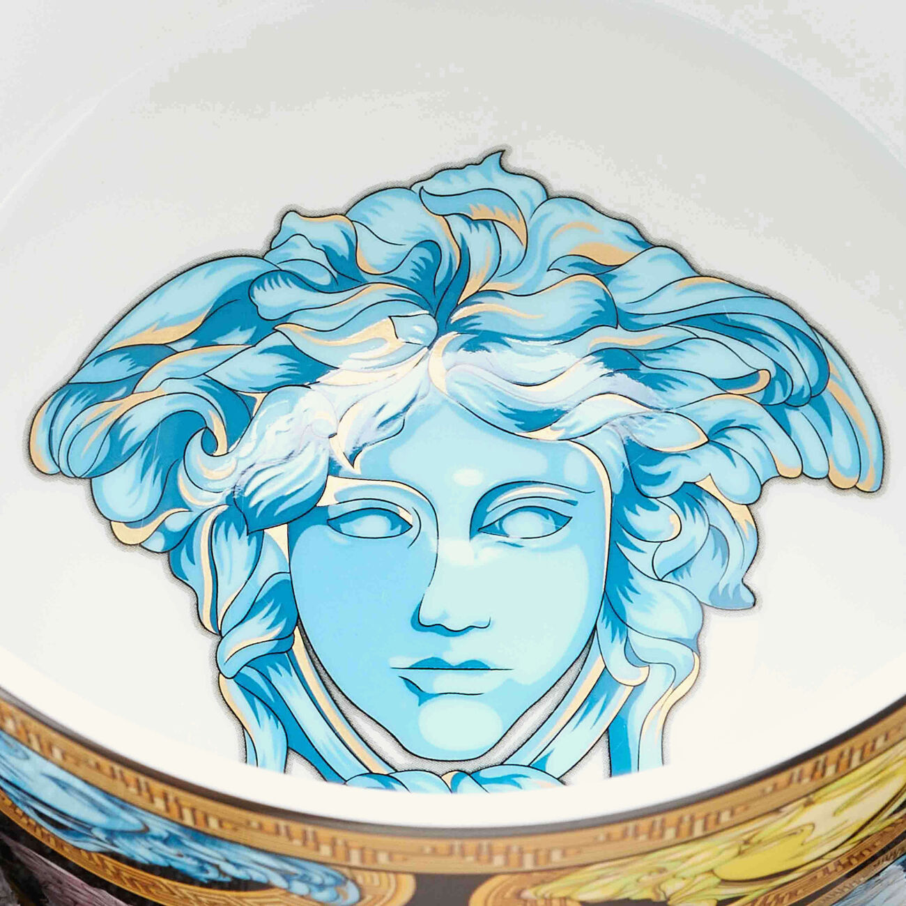 versace medusa amplified vase small green