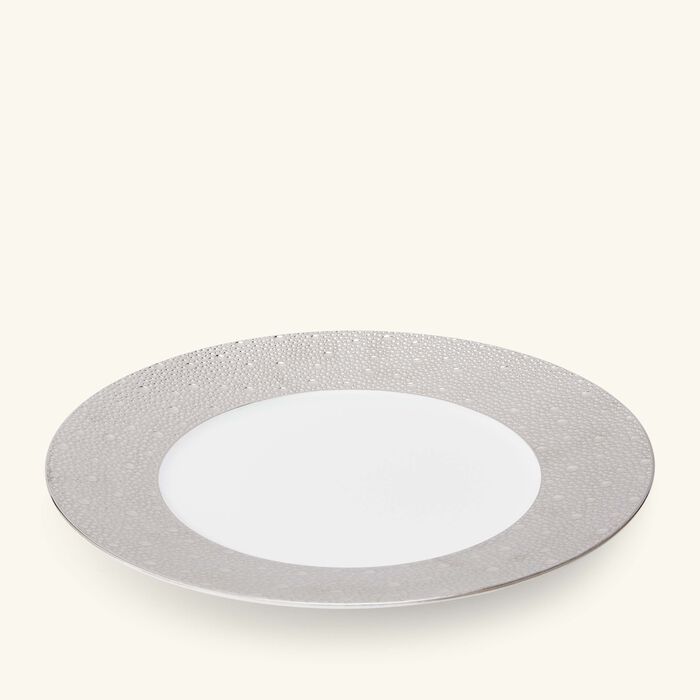 برناردو طبق الضيافة إكيوم دائري باللون الفضي 29 سم