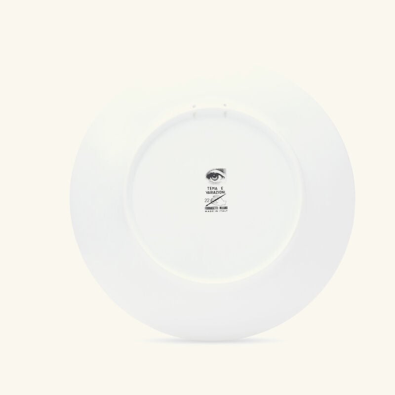 Tema e Variazioni no.22 Wall Plate Black fornasetti tema e variazioni no 22 wall plate black