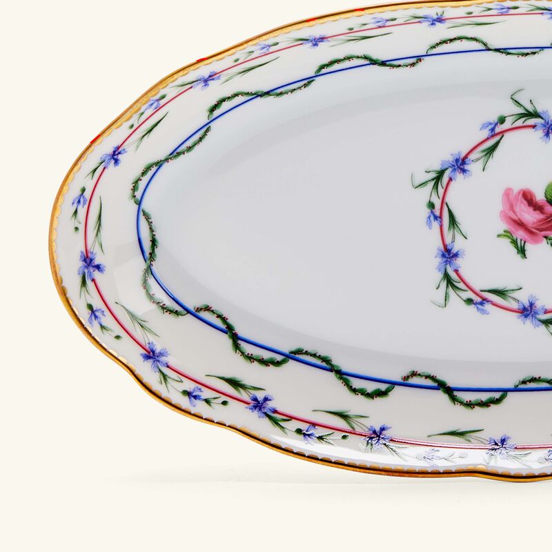 Le Gobelet Du Roy Serving Plate Oval White 23cm bernardaud le gobelet du roy serving plate oval white 23cm