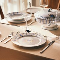 bernardaud brocante dinner plate round blue 27cm