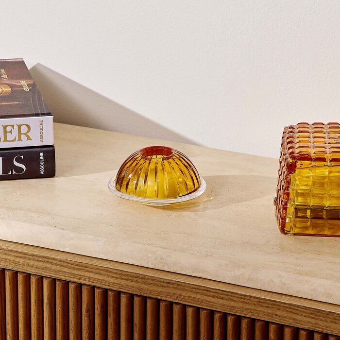 Lotus Candle Holder Yellow mario cioni c lotus candle holder yellow