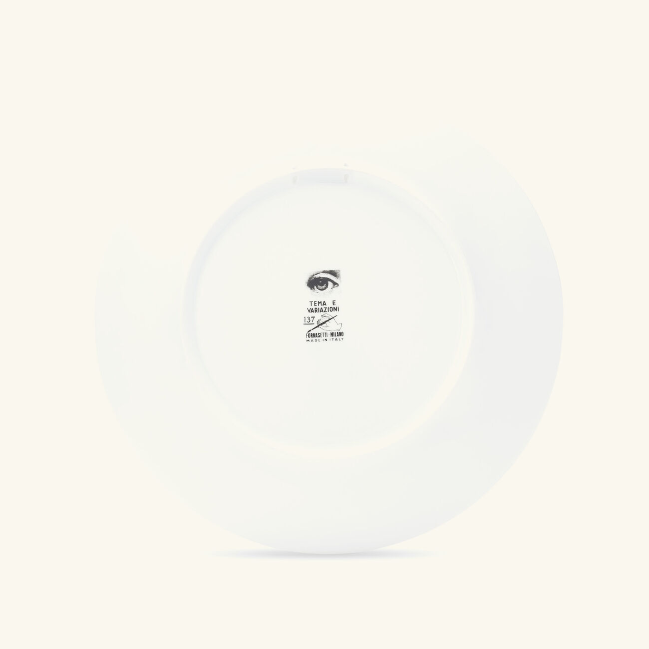 فورناسيتي طبق تزيين الجدار تيما إي فاريازيوني 137 باللون الأصفر